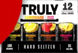 Target Truly select other 12-pk. hard seltzers offer