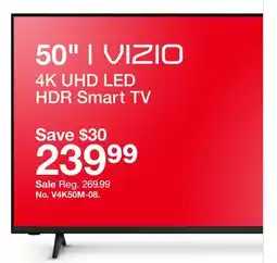 Target 50 4K UHD LED HDR Smart TV offer