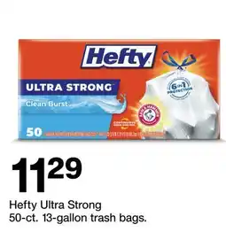 Target Hefty Ultra Strong 50-ct. 13-gallon trash bags offer