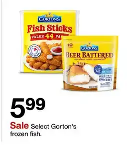 Target Select Gorton's frozen fish offer