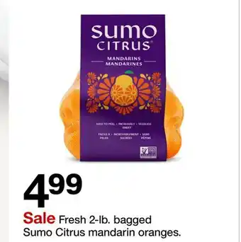 Target Fresh 2-lb. bagged Sumo Citrus mandarin oranges offer