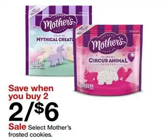 Target Select Mother's frosted cookies offer