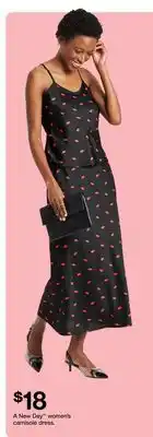 Target A New Day women's camisole dress offer