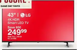 Target LG 43 4K HDR Smart LED TV offer