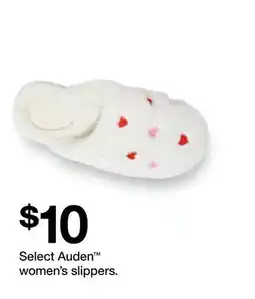 Target Select Auden women's slippers offer