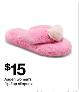 Target Auden women's flip flop slippers offer