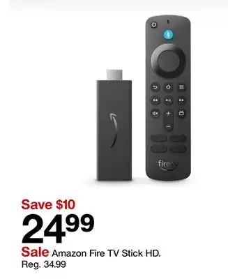 Target Amazon Fire TV Stick HD offer