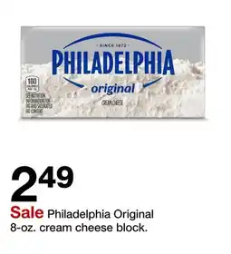 Target Philadelphia Original 8-oz. cream cheese block offer