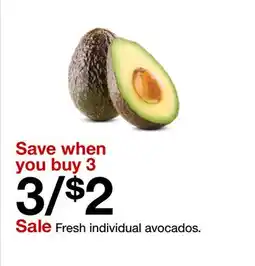 Target Fresh individual avocados offer