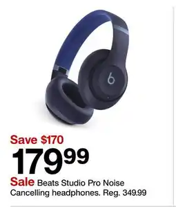 Target Beats Studio Pro Noise Cancelling headphones offer