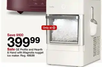 Target GE Profile and Hearth & Hand with Magnolia nugget ice maker offer