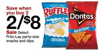 Target Select Frito-Lay party-size snacks and dips offer