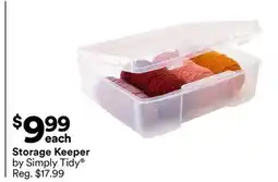 Michaels Storage Keeper by Simply Tidy offer