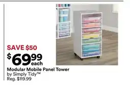 Michaels Modular Mobile panel Tower by Simply Tidy offer