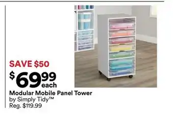 Michaels Modular Mobile panel Tower by Simply Tidy offer