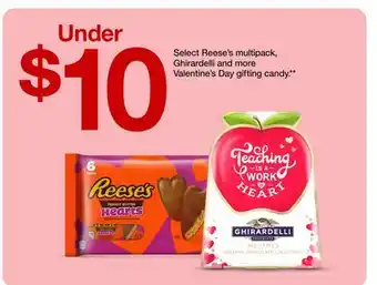 Target Reese's multipack, Ghirardelli and more Valentine's Day gifting candy offer