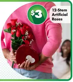 Dollar Tree 12-Stem Artificial Roses offer