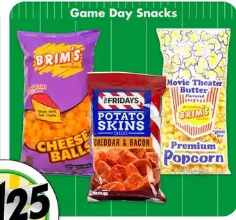 Dollar Tree Game Day Snacks offer