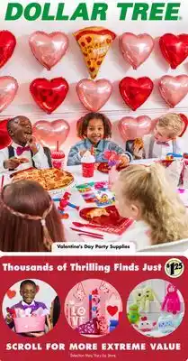 Dollar Tree Valentine's Day Party Supplies offer