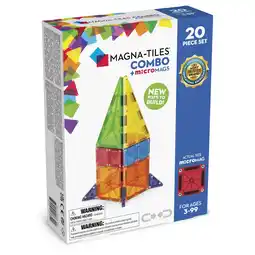 Walmart MAGNA-TILES Combo 20-Piece Magnetic Construction Set, the Original Magnetic Building Brand offer