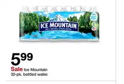 Target Ice Mountain 32-pk. bottled water offer