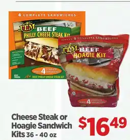 Gordon Food Services Cheese Steak or Hoagie Sandwich Kits offer