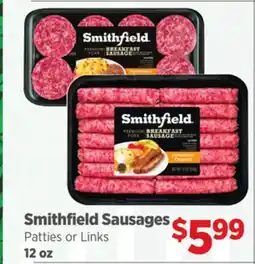 Gordon Food Services Smithfield Sausages Patties or Links offer