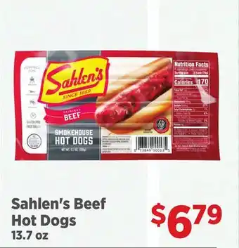 Gordon Food Services Sahlen's Beef Hot Dogs offer