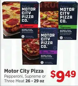 Gordon Food Services Motor City Pizza Pepperoni, Supreme or Three offer