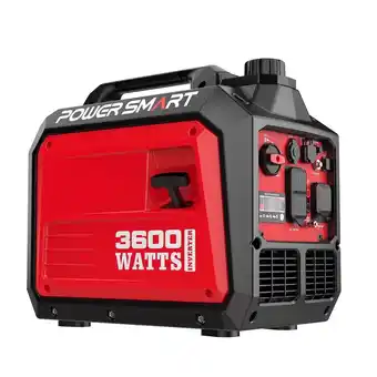 Walmart PowerSmart Portable Gas Generator 3600W, USB Output, Low Noise, for Camping & Home offer