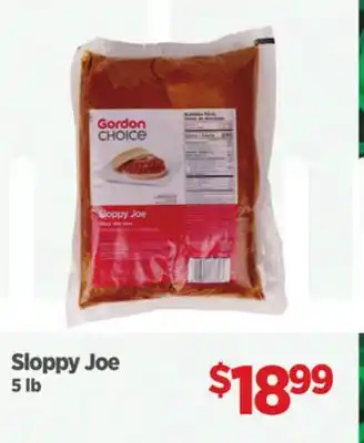 Gordon Food Services Gordon Choice Sloppy Joe offer