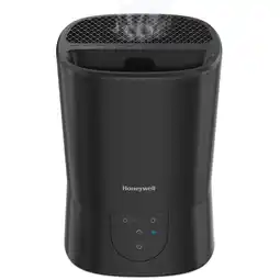 Walmart Honeywell 1.5 gal. 500 sq ft Filter Free Warm Mist Humidifier with Essential Oil Cup, Black, HWM440 offer