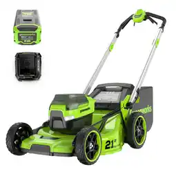 Walmart Greenworks 60V 21 Self Propelled Lawn Mower with (1) 8.0 Ah Battery & Rapid Charger 2546402 offer