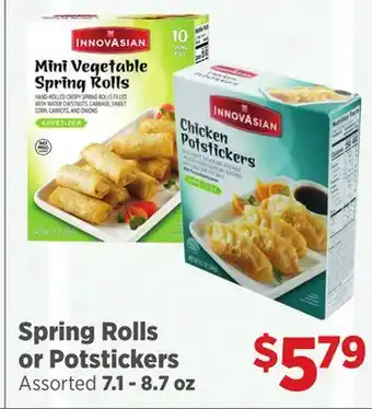 Gordon Food Services Innovasian Spring Rolls or Potstickers offer