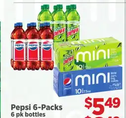 Gordon Food Services Pepsi 6-Packs offer