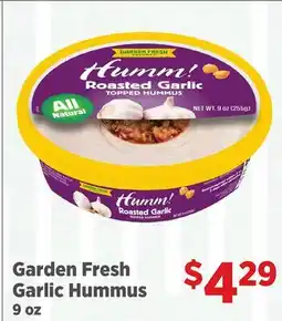 Gordon Food Services Garden Fresh Garlic Hummus offer