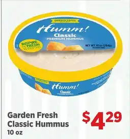 Gordon Food Services Garden Fresh Classic Hummus offer