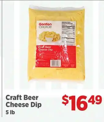 Gordon Food Services Gordon Choice Craft Beer Cheese Dip offer