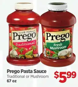 Gordon Food Services Prego Pasta Sauce offer