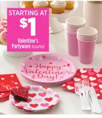 Dollar General Valentine's Partyware offer