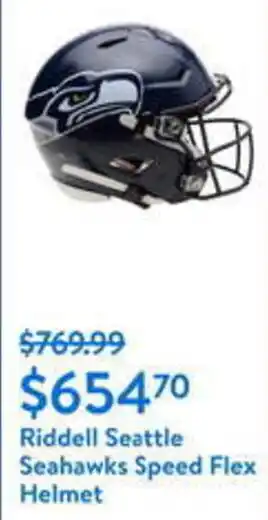 Walmart Riddell Seattle Seahawks Speed Flex Helmet offer