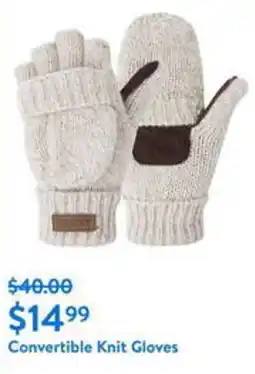 Walmart Convertible Knit Gloves offer