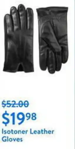 Walmart Isotoner Leather Gloves offer