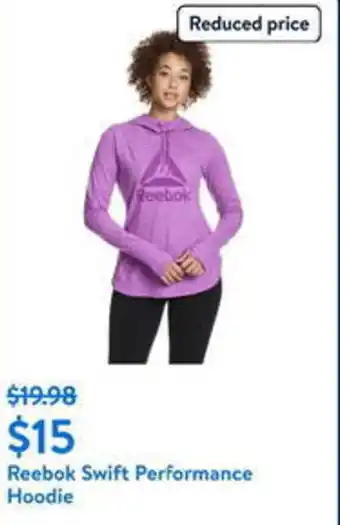 Walmart Reebok Swift Performance Hoodie offer