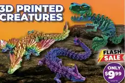 Showcase US 3D PRINTED CREATURES offer