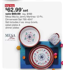 JC Penney Mesa Mia by Jenny Martinez 12-Pc. Dinnerware Set offer