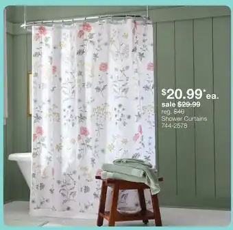 JC Penney Shower Curtains offer