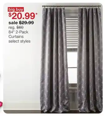 JC Penney 84 2-Pack Curtains offer