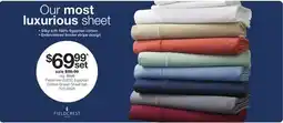 JC Penney Fieldcrest 500TC Egyptian Cotton Queen Sheet Set offer