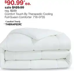 JC Penney Comfort Touch By Therapedic Cooling Full/Queen Comforter offer